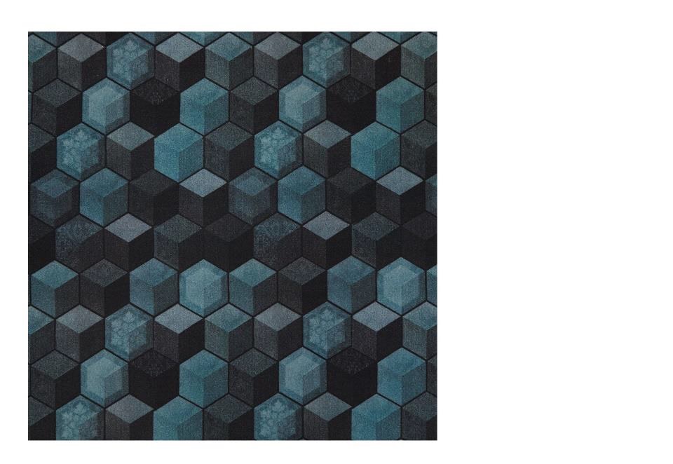 Грязезащита Велюровая дорожка «Соты зеленые» 1х15 м (Printing rolls 1x15 m Honeycomb green)