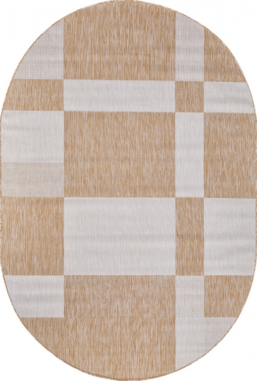 Ковер Vegas MS S005 Бежевый beige Овал