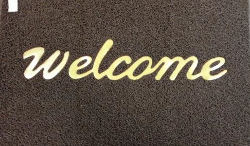 Грязезащита Коврик пористый WELCOME 50х80  коричневый